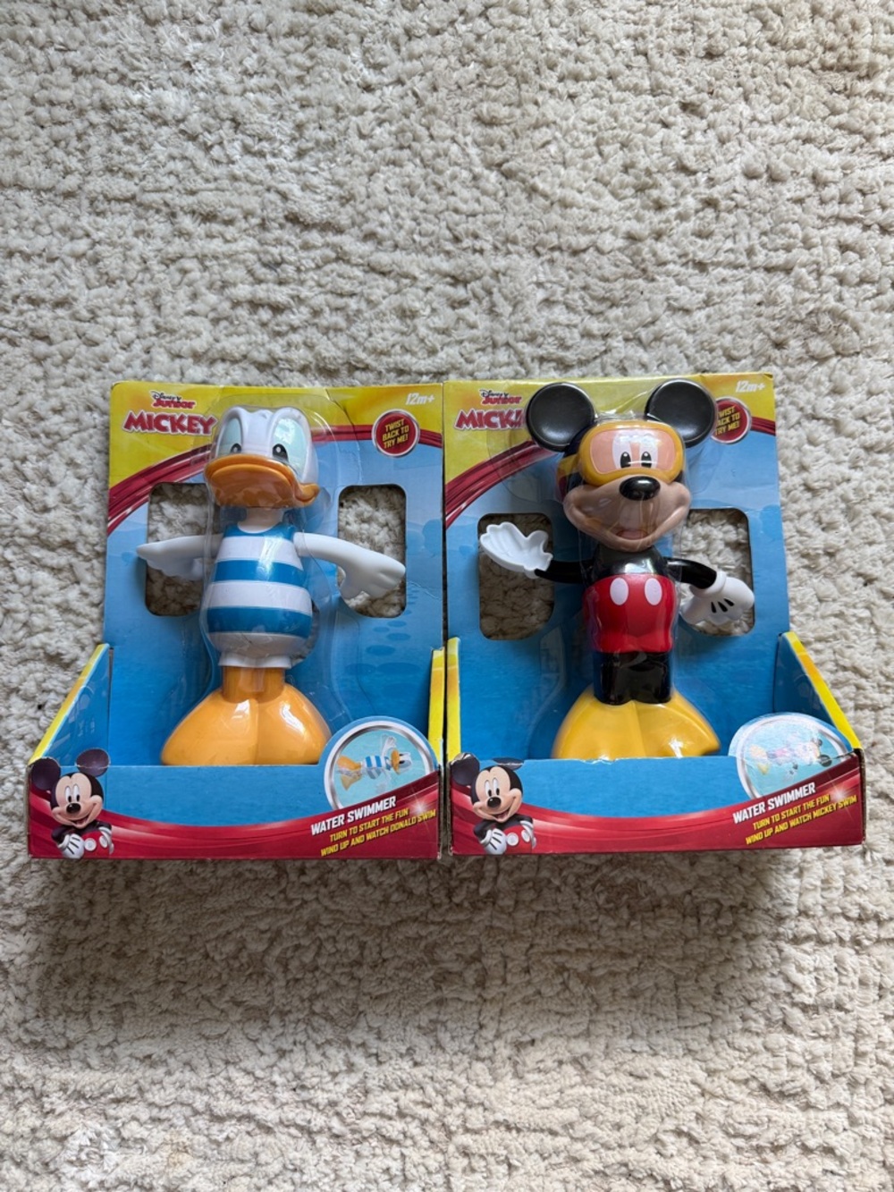 Disney Mickey and Donald Water Swimmer Toys
